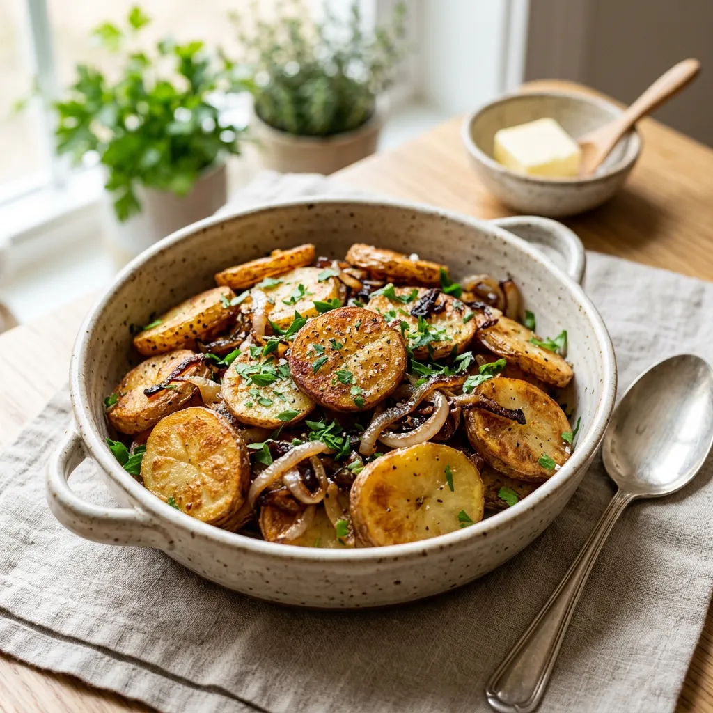 Baked or Sautéed Lyonnaise Potatoes