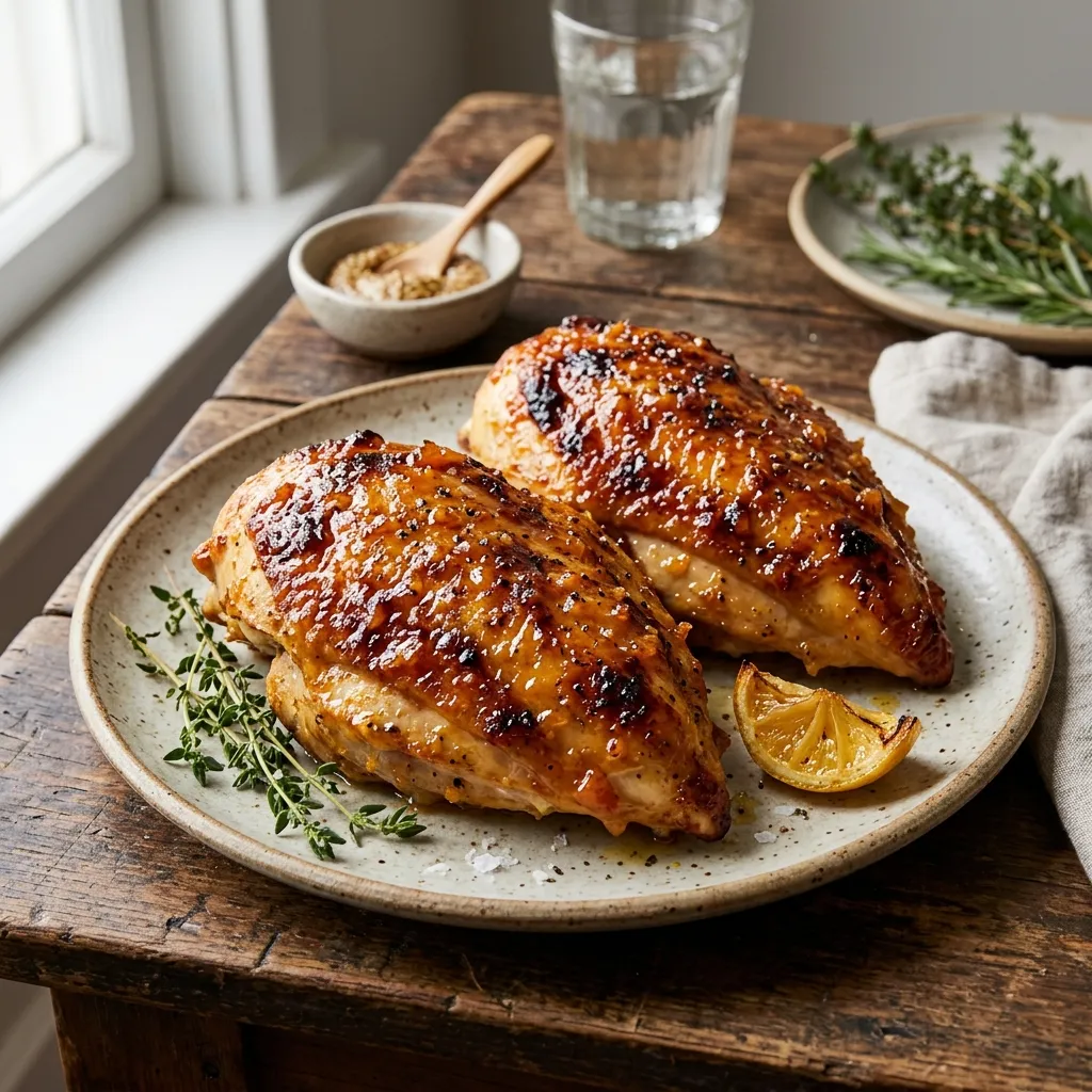Baked Orange Marmalade Chicken Breasts