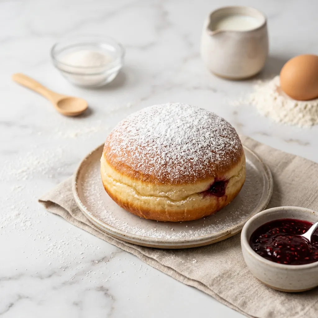 Baked Paczki (Polish Doughnuts)
