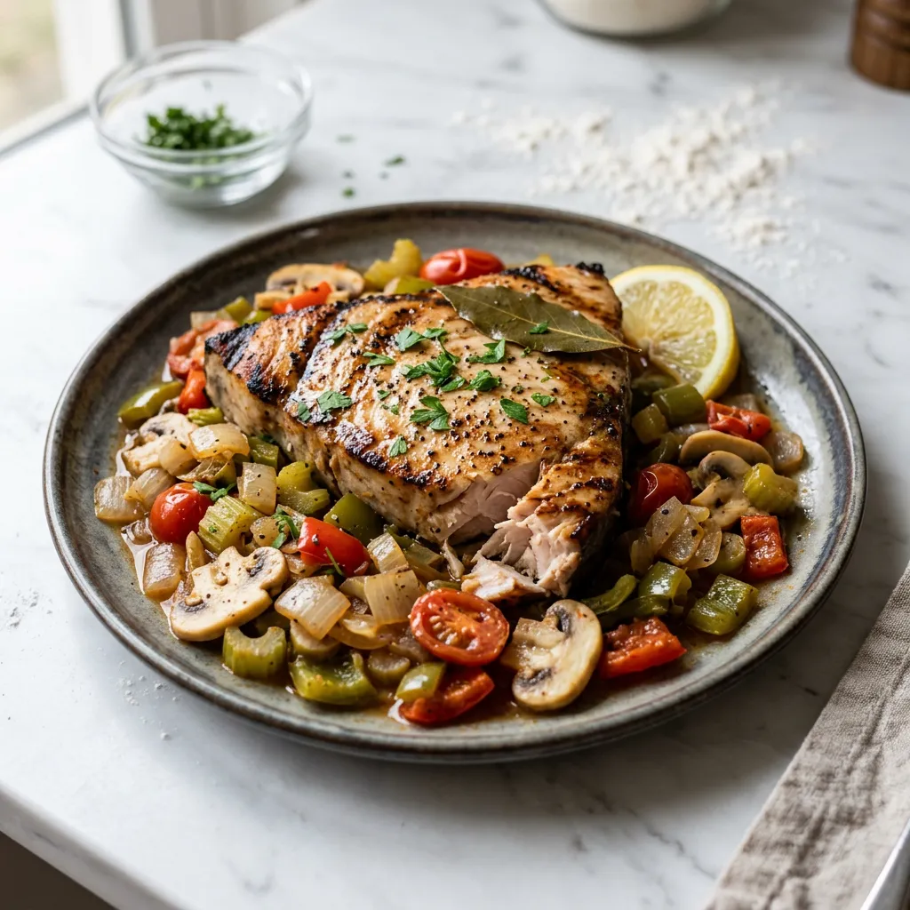 Baked Swordfish Steaks
