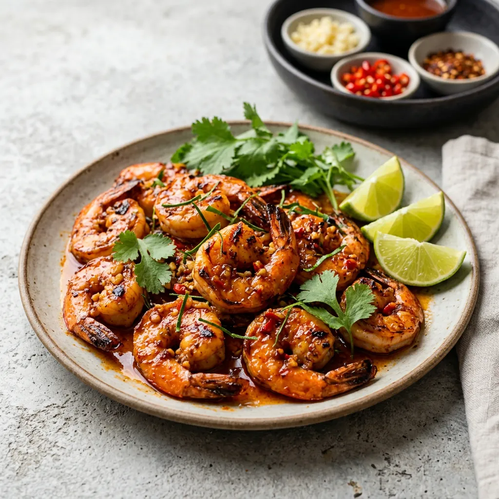 Baked Thai Chili-Garlic Shrimp