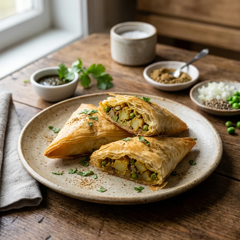 Baked Vegetarian Samosas