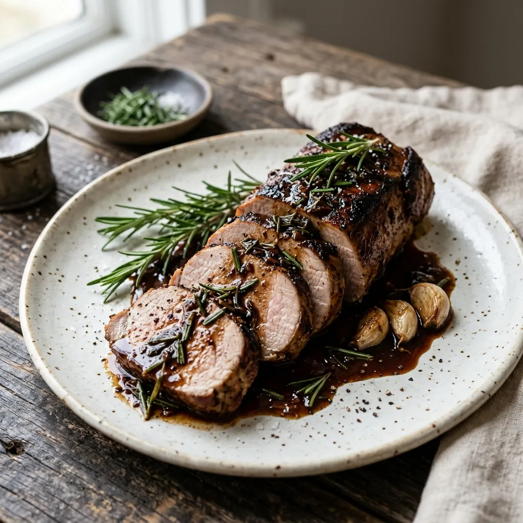 Balsamic Glazed Pork Tenderloin