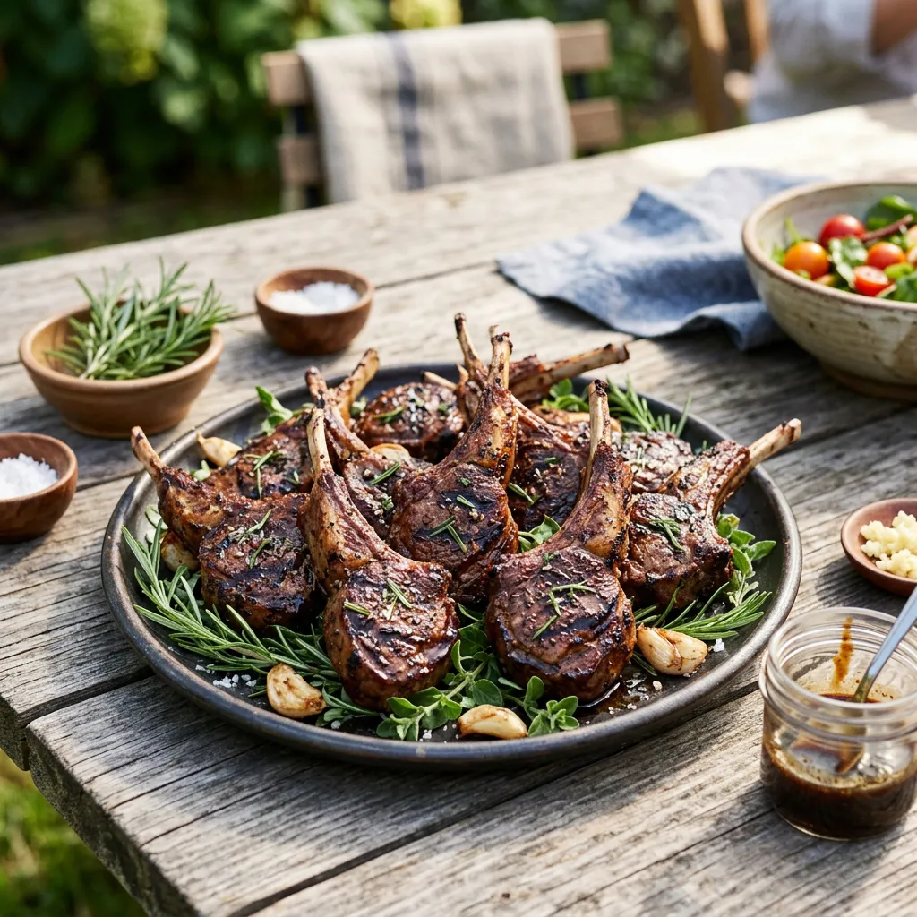 Balsamic Herb Lamb Chops