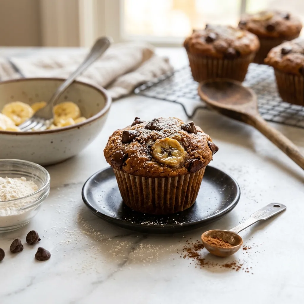 Banana Chocolate Chip Muffins