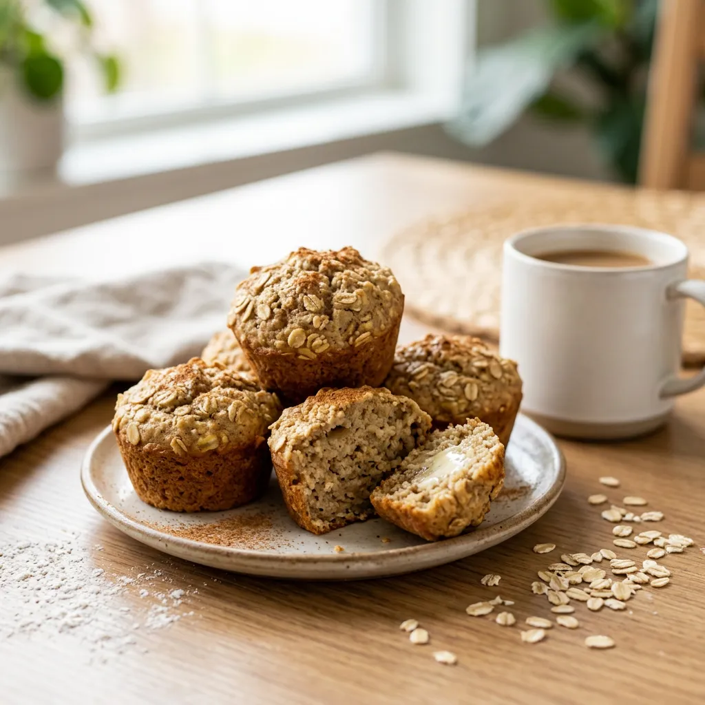 Banana Oatmeal Muffins Recipe