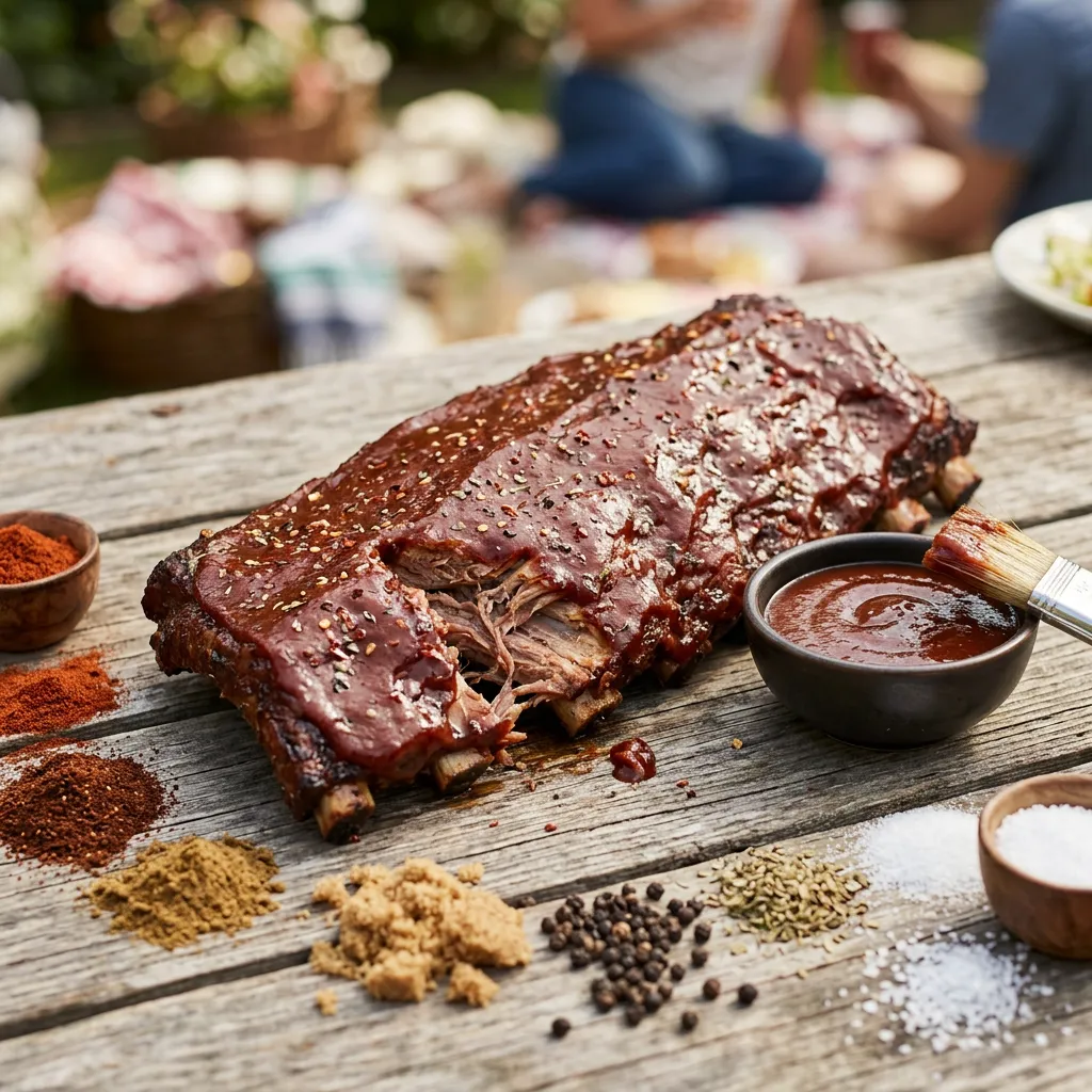 Barbecue Beef Ribs Basting Sauce