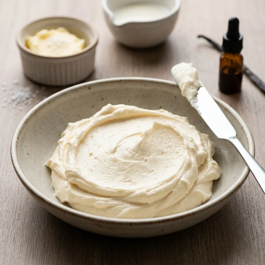 Basic Creamy Butter Frosting and Variations