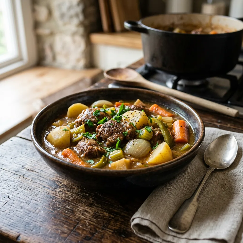 Basic Lamb Stew With Vegetables