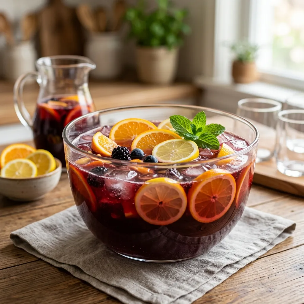 Basic Red Wine and Brandy Sangria