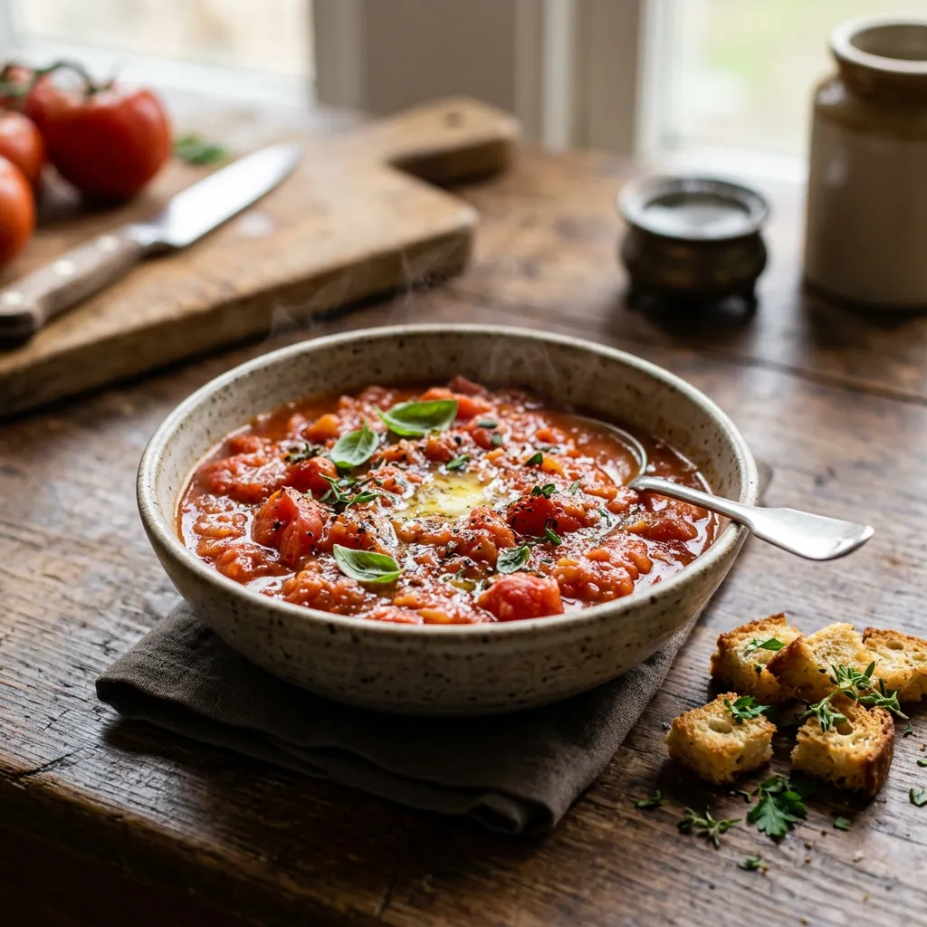 Basic Stewed Tomatoes With Fresh Tomatoes