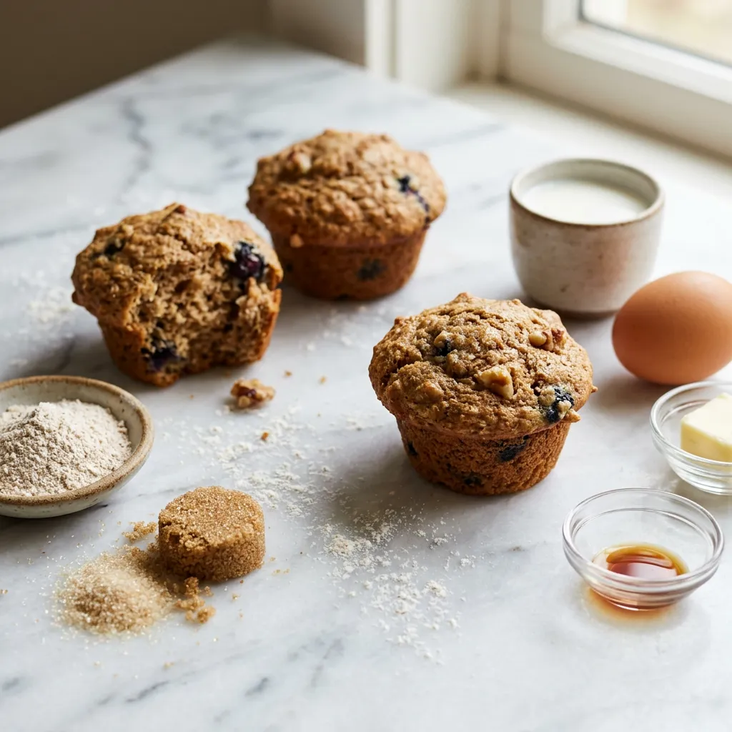 Basic Whole Wheat Muffins