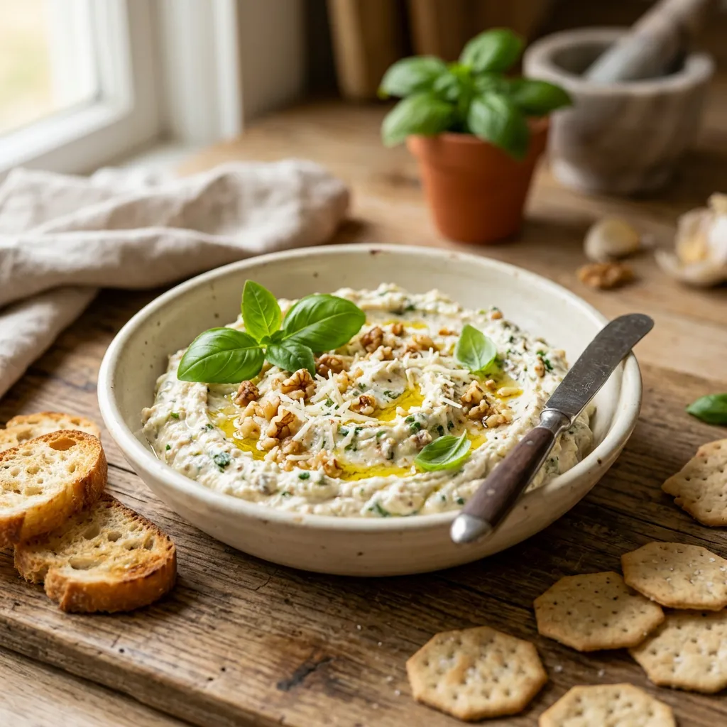 Basil Walnut Spread