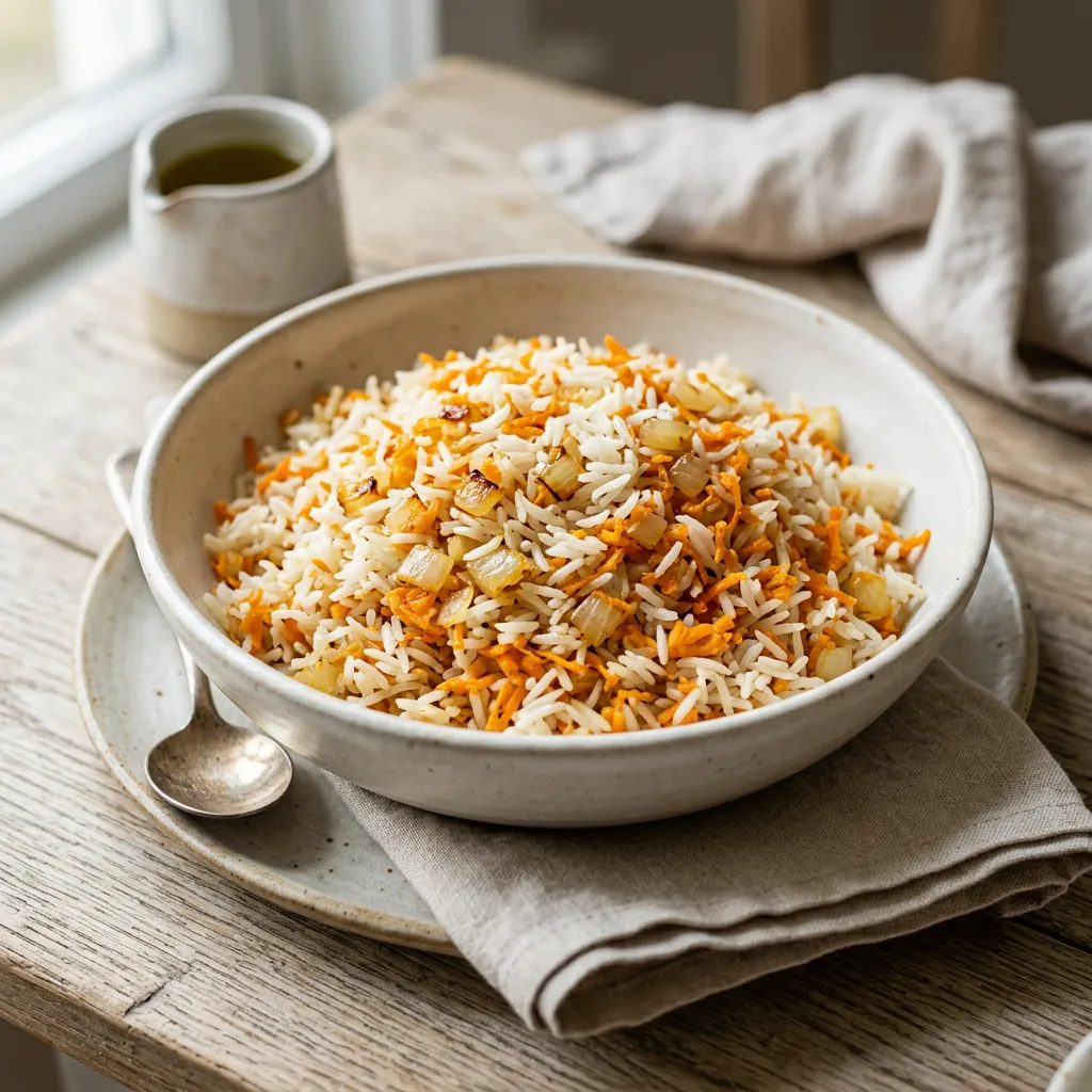 Basmati Rice With Carrots