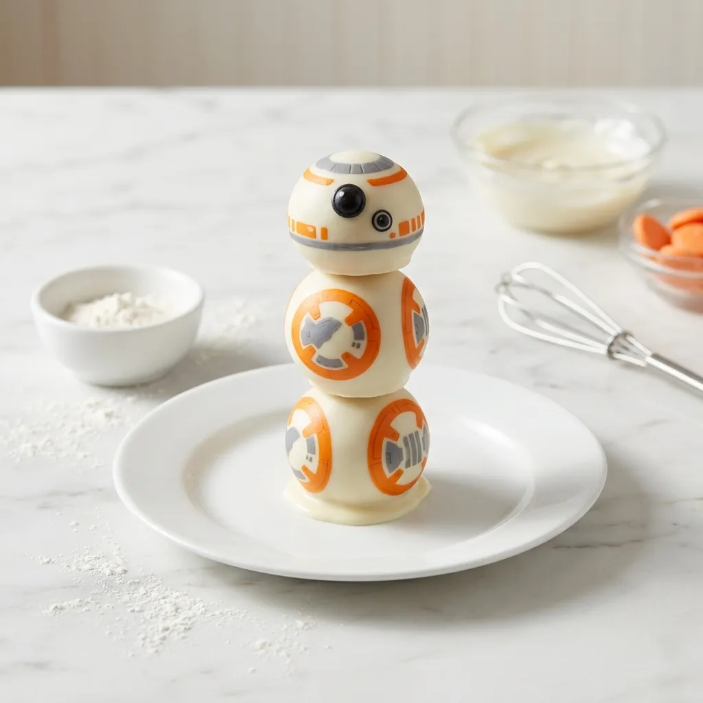BB-8 Cake Balls