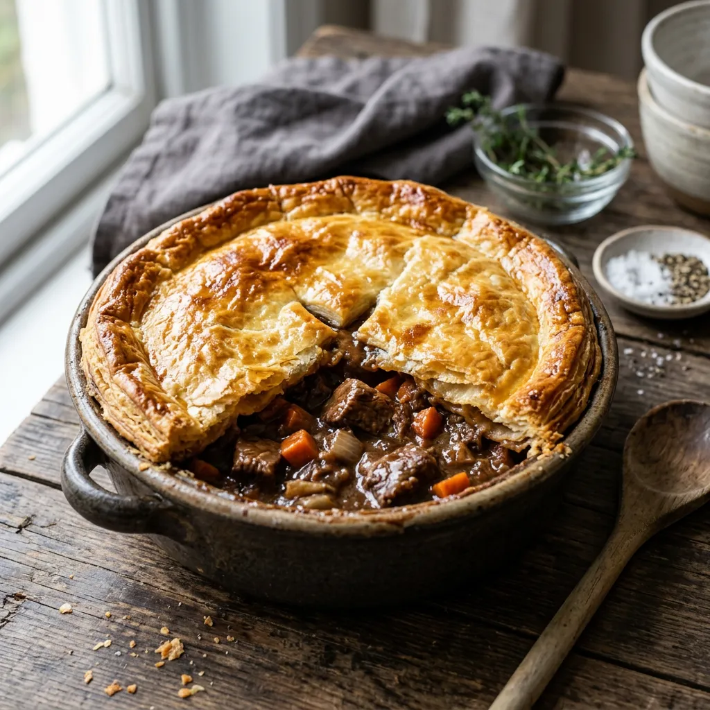 Beef and Guinness Pie