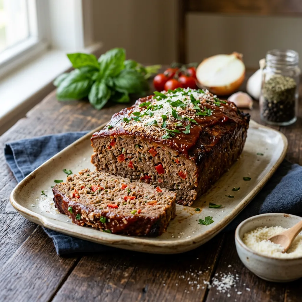 Beef and Italian Sausage Meatloaf