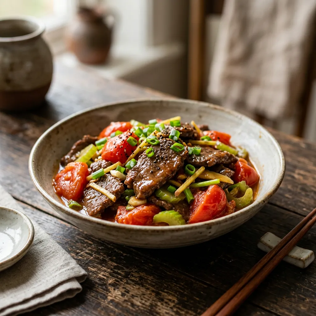 Beef With Tomatoes Recipe