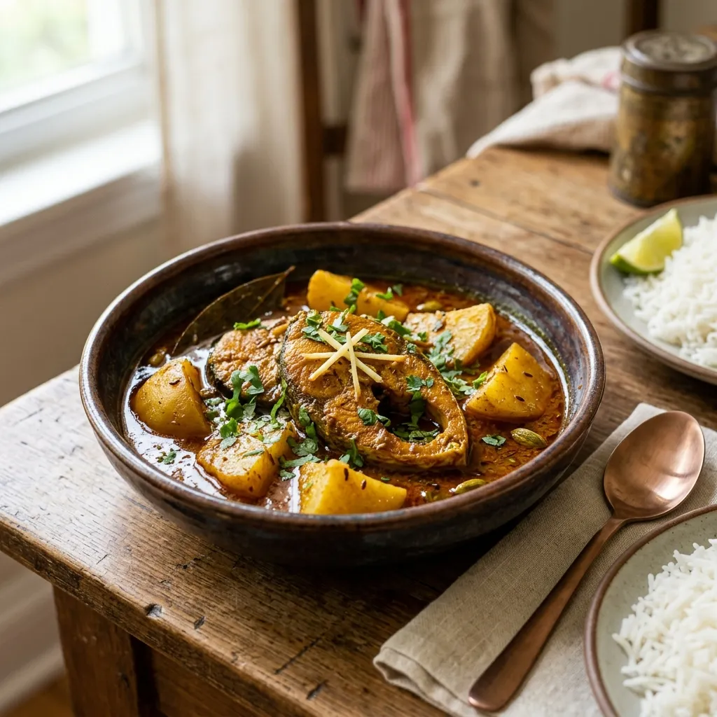 Bengali Fish Curry (Maacher Kalia/Jhol)