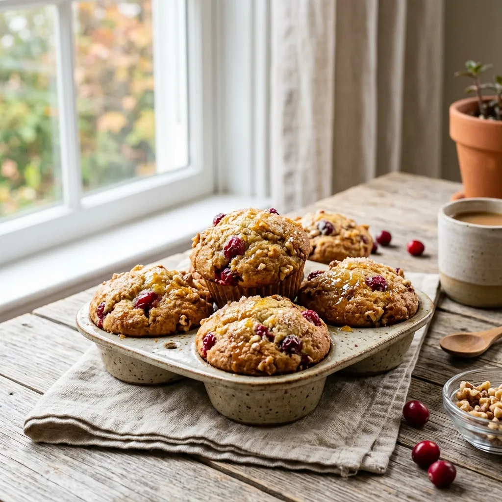 Best Cranberry Nut Muffins