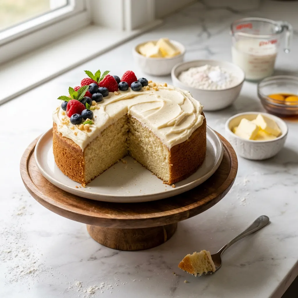 Best Homemade Vanilla Cake