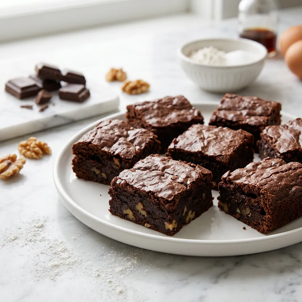 Bittersweet Chocolate Brownies