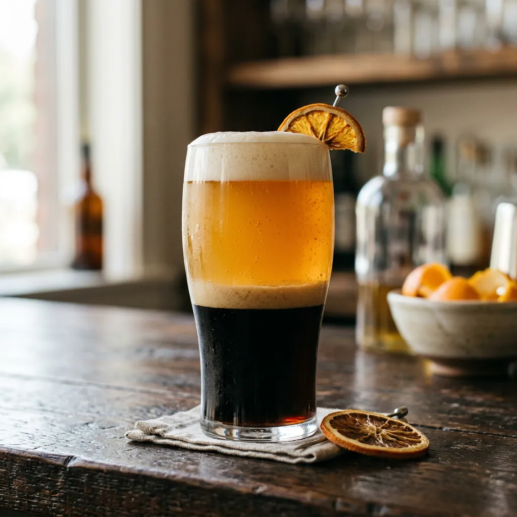 Black and Blue Beer Drink Recipe