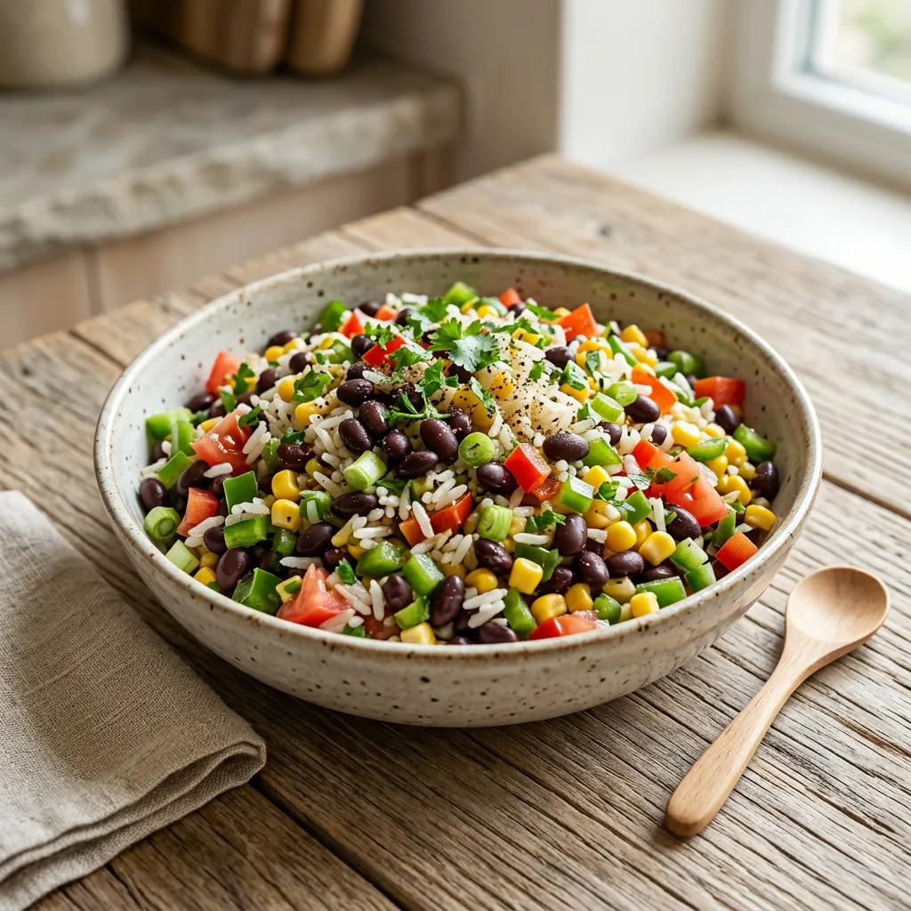 Black Bean and Rice Salad