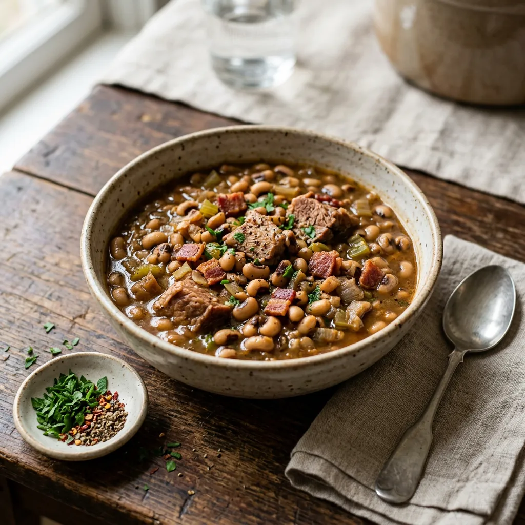 Black-Eyed Peas With Pork