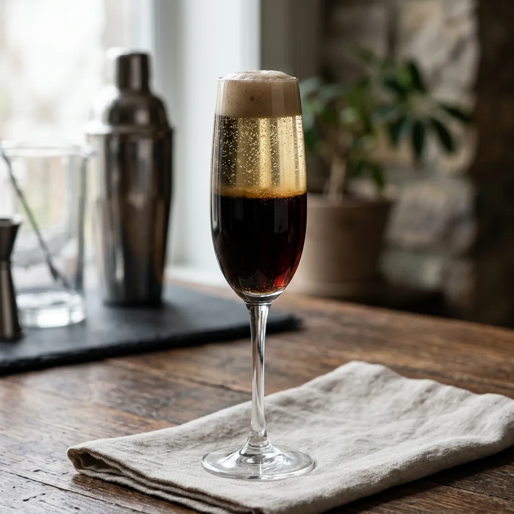 Black Velvet Cocktail