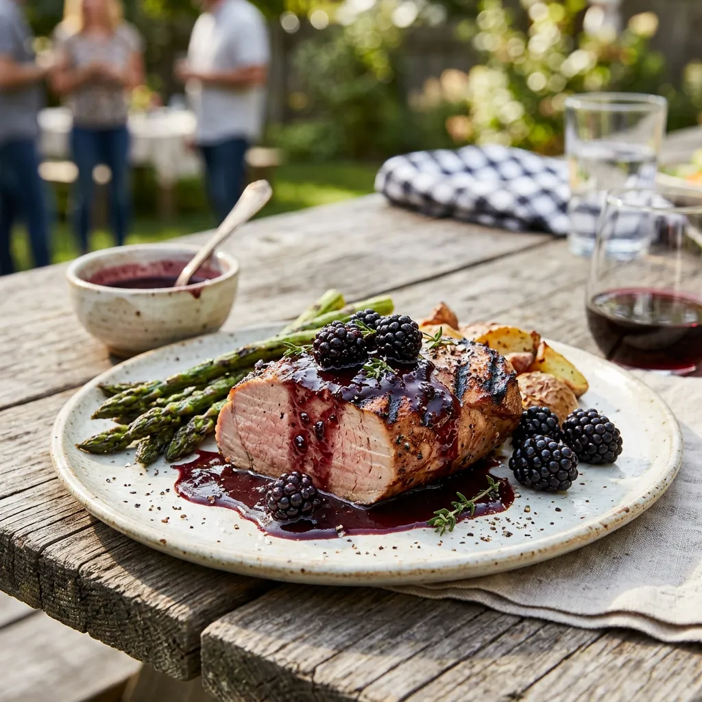 Blackberry and Red Wine Sauce