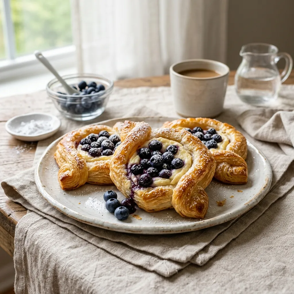 Blueberry Cream Cheese Danish