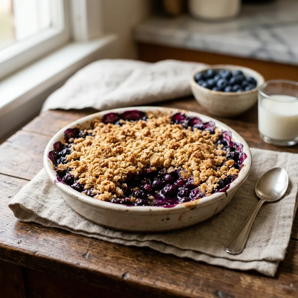 Blueberry Crumble