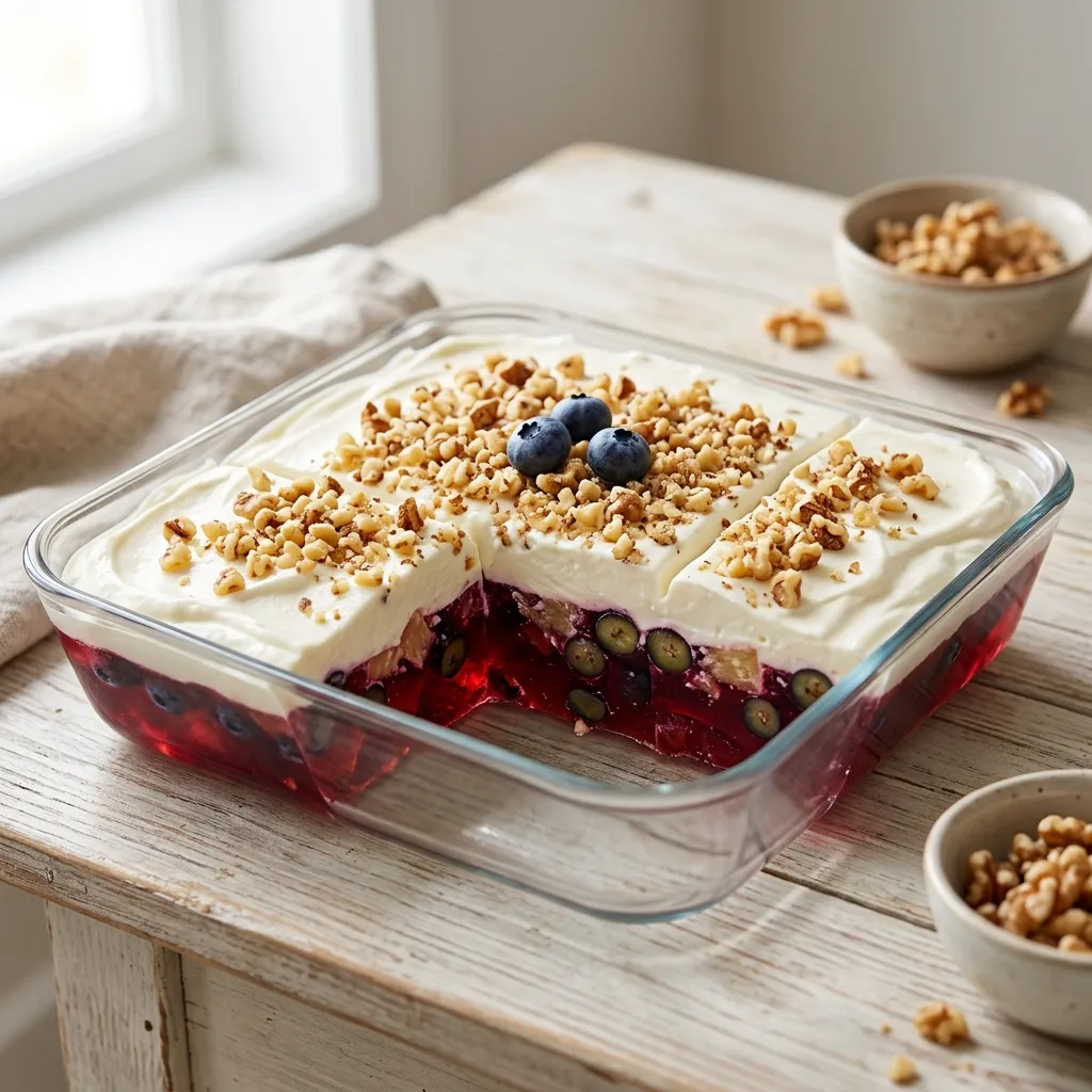 Blueberry Jell-O Salad