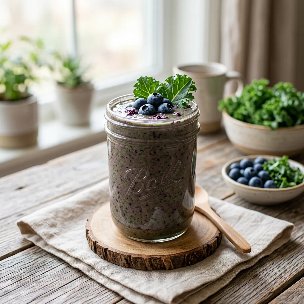 Blueberry Kale Smoothie