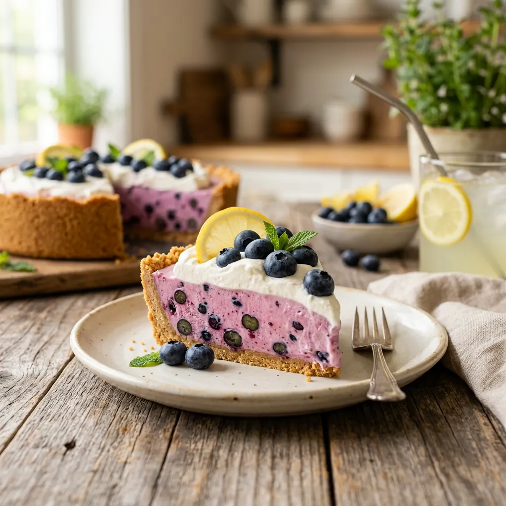 Blueberry Lemonade Pie Recipe