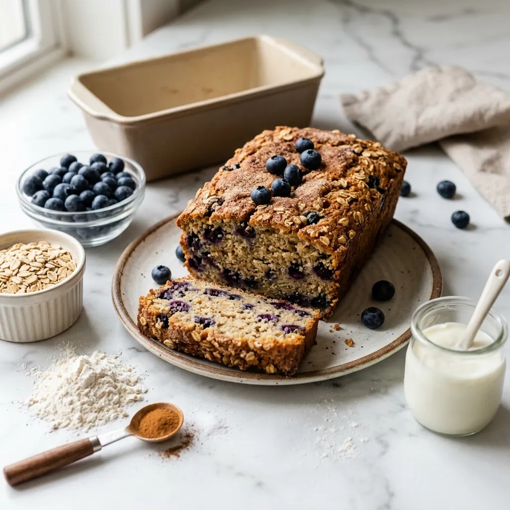 Blueberry Oatmeal Cake