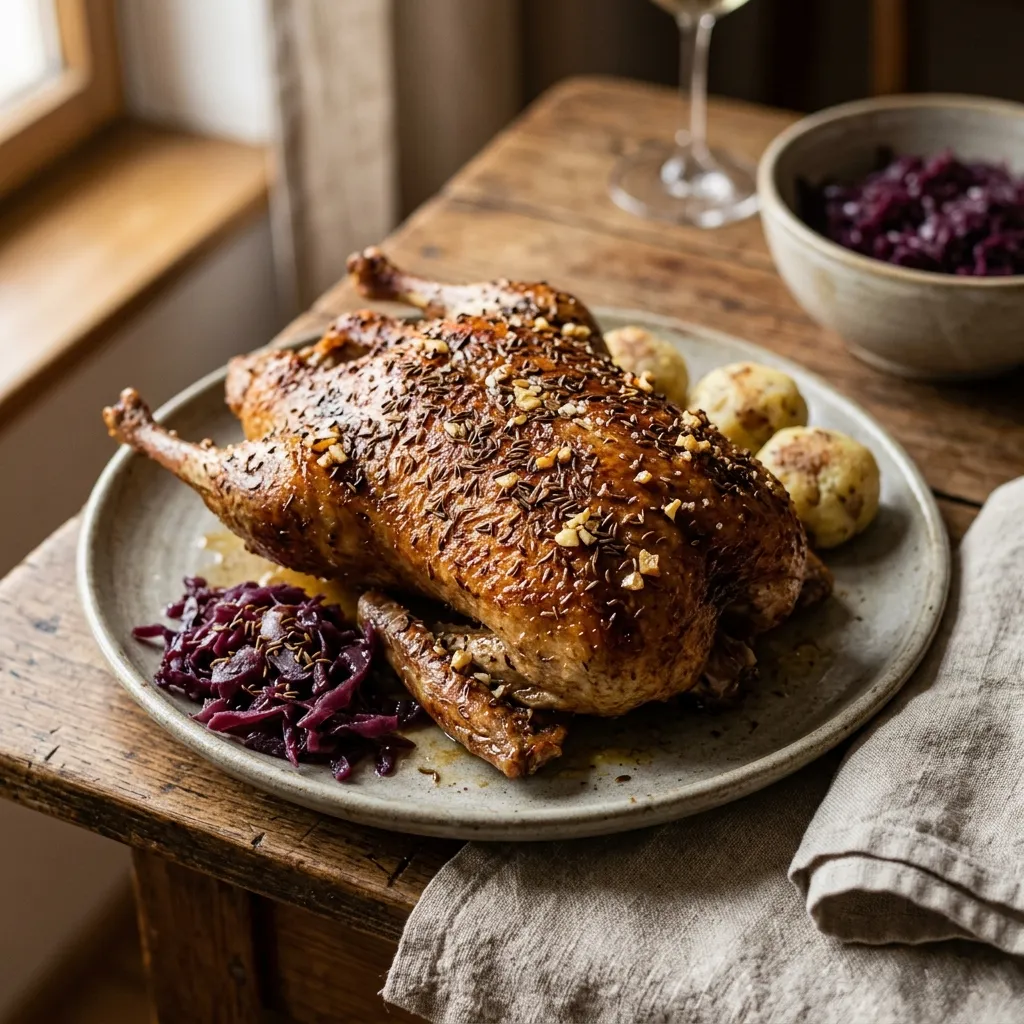 Bohemian Roast Duck (Pecena Kachna)