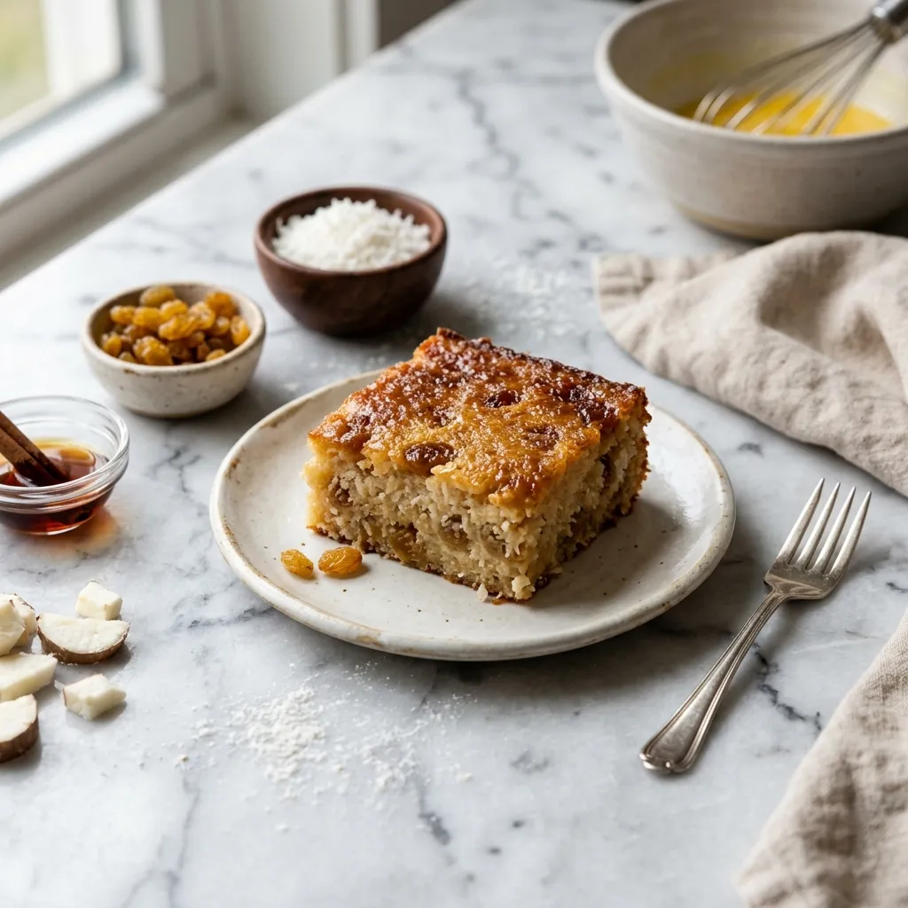 Bojo Coconut and Cassava Cake Recipe