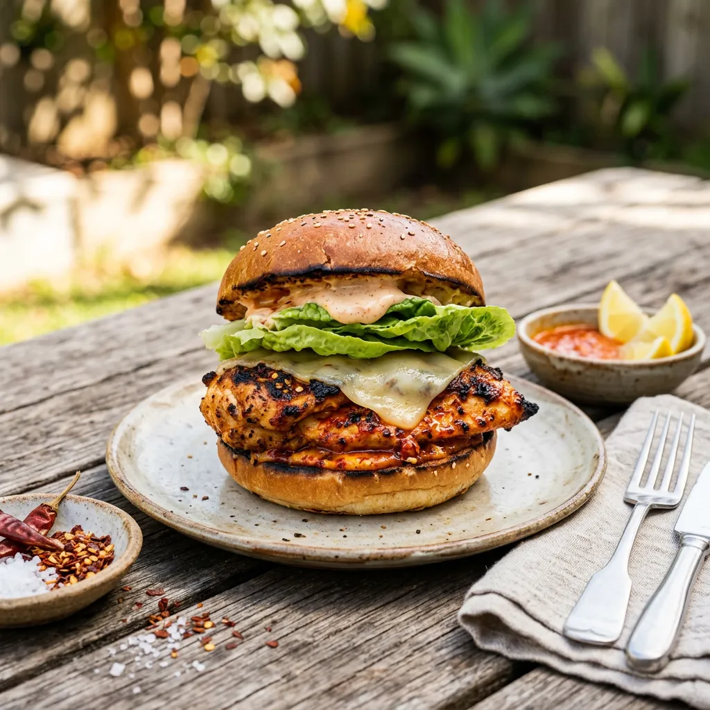 Bondi Portugese Chicken Burger