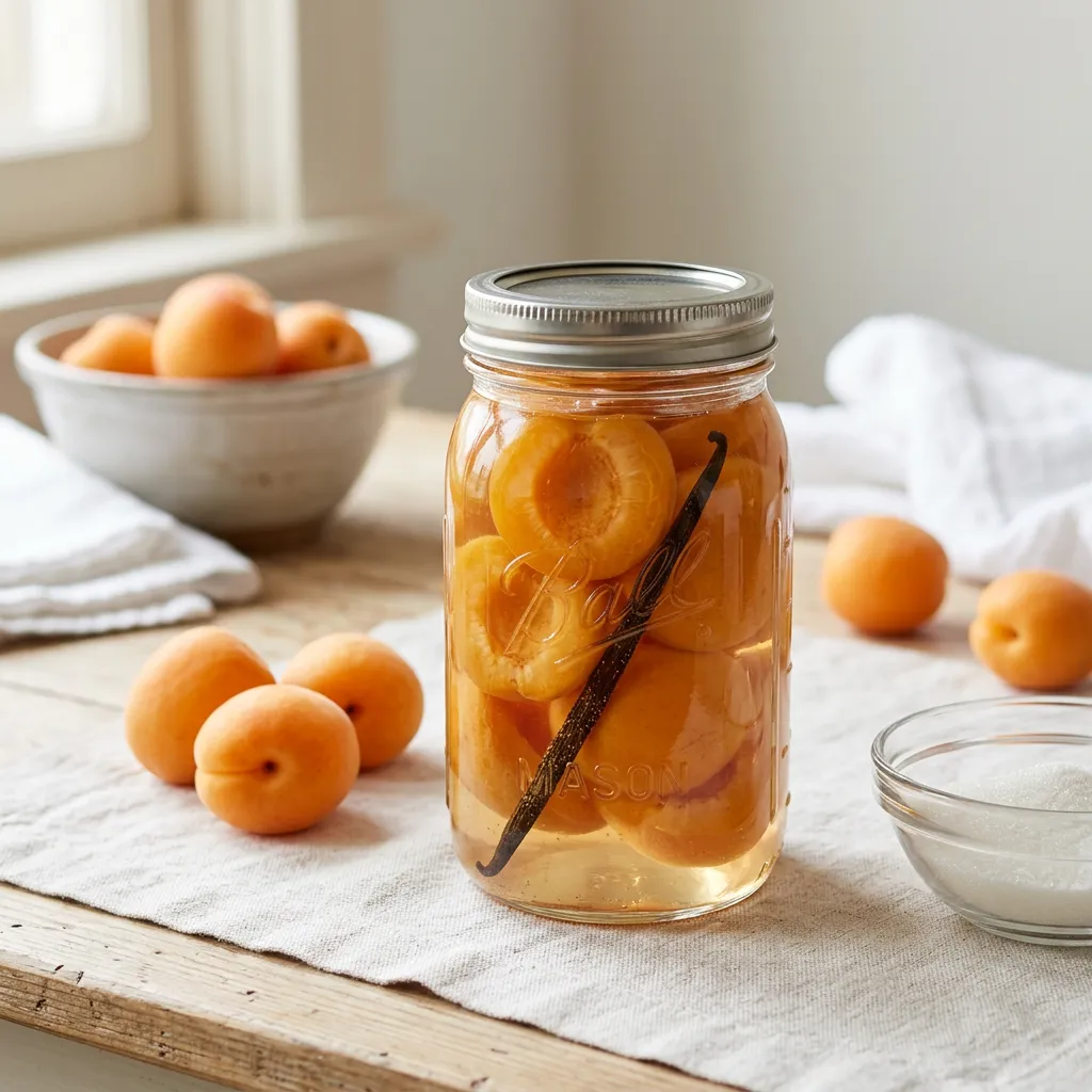 Bottled Preserved Apricots