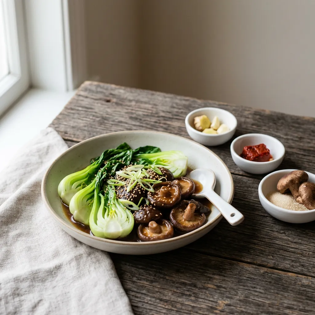 Braised Shiitake Mushrooms
