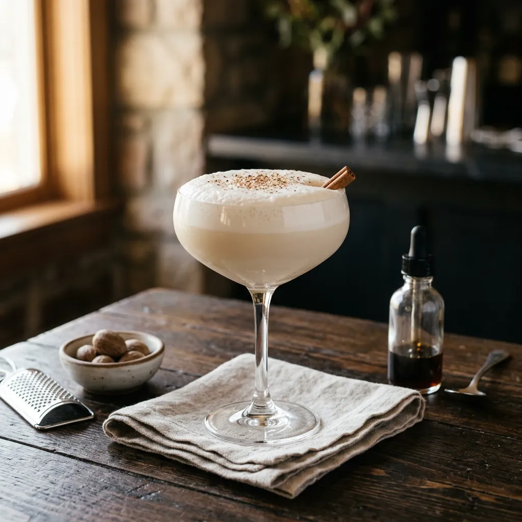 Brandy Milk Punch Cocktail