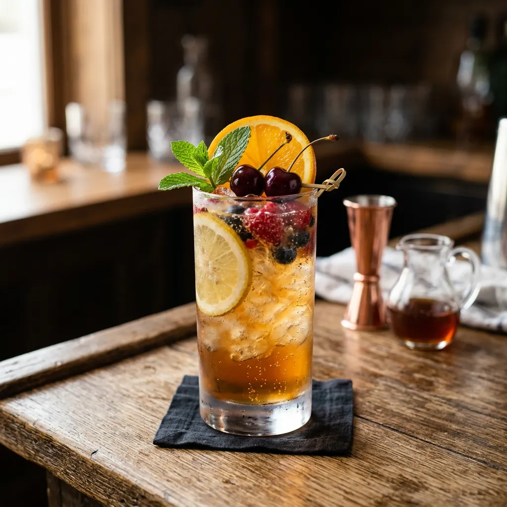 Brandy (or Whiskey) Cobbler