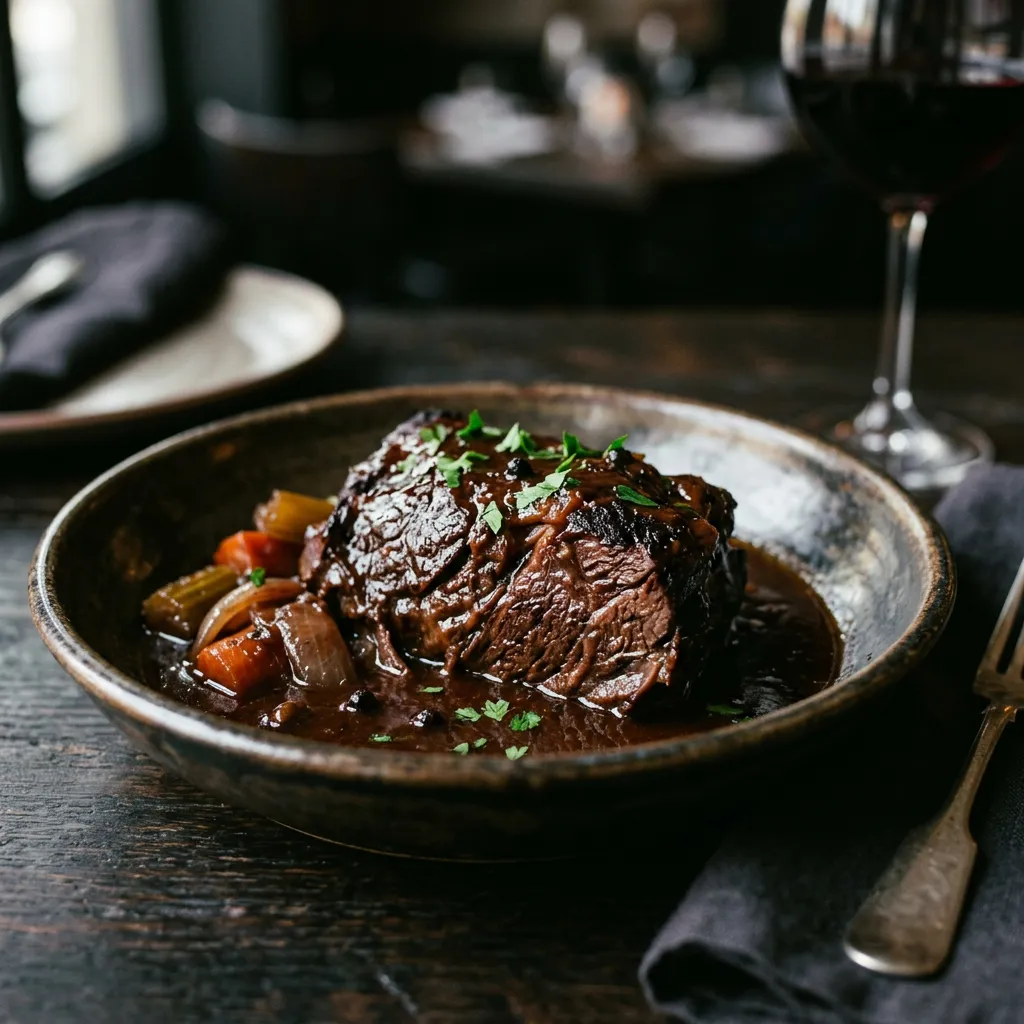 Brasato al Barolo (Italian-Style Beef Braised in Red Wine) Recipe