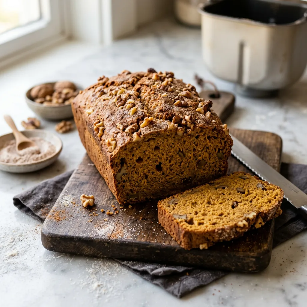 Bread Machine Pumpkin Quick Bread