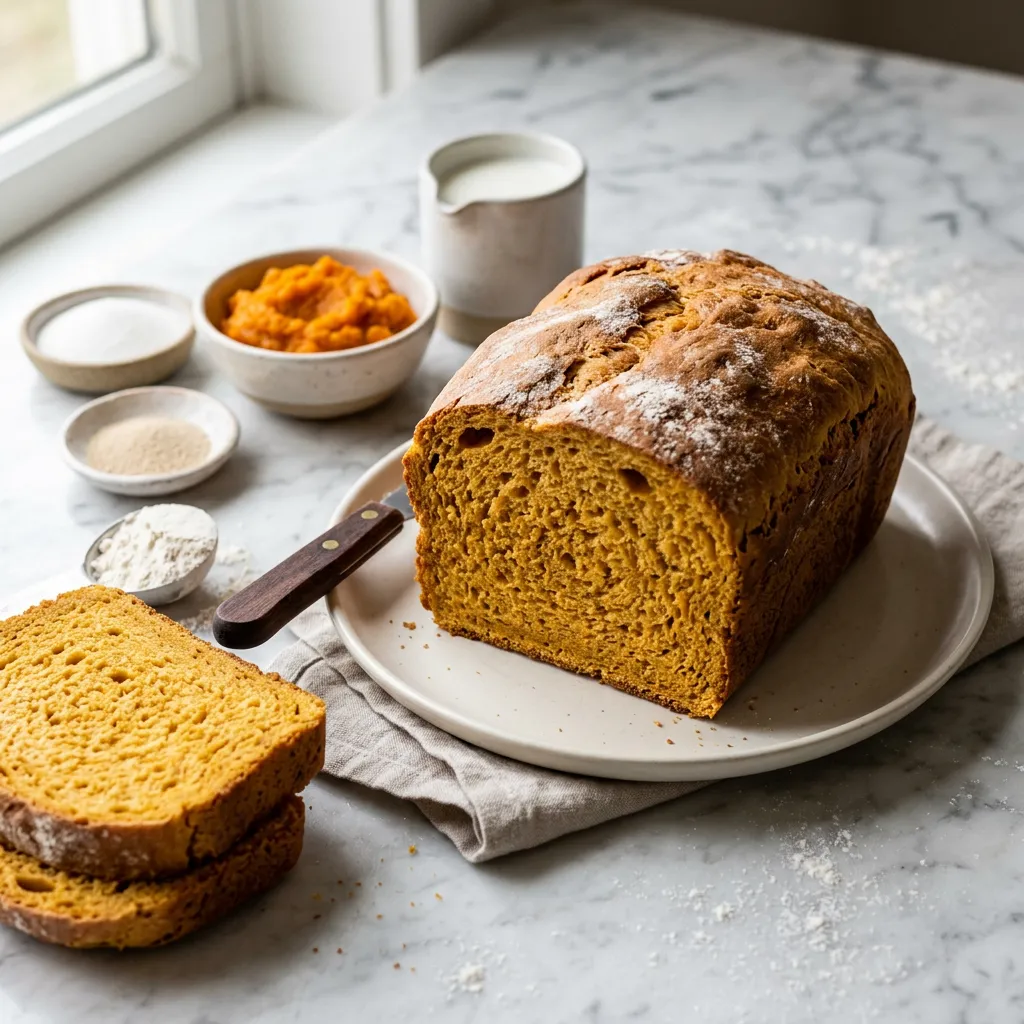 Bread Machine Pumpkin Yeast Bread