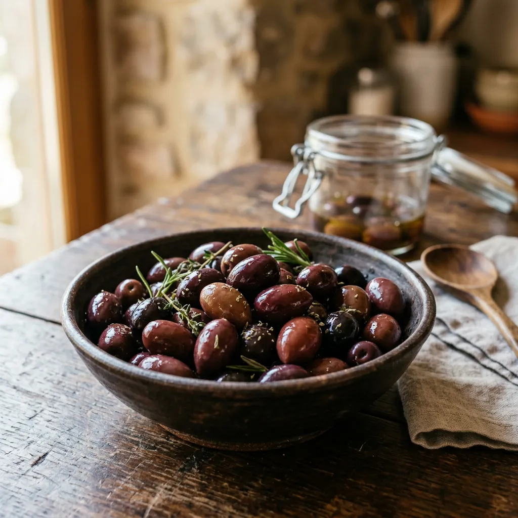Brine-Cured Olives