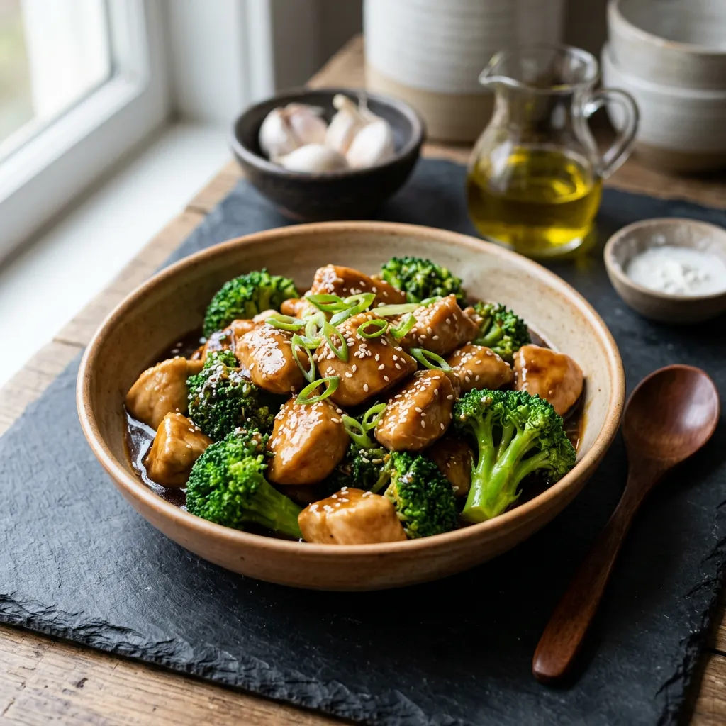 Broccoli Chicken With Oyster Sauce Recipe