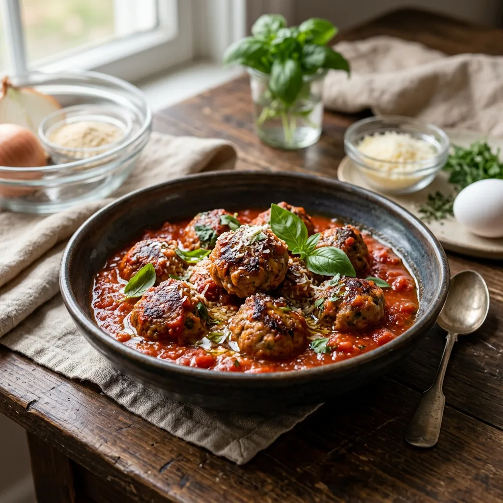 Broiled Italian Meatballs
